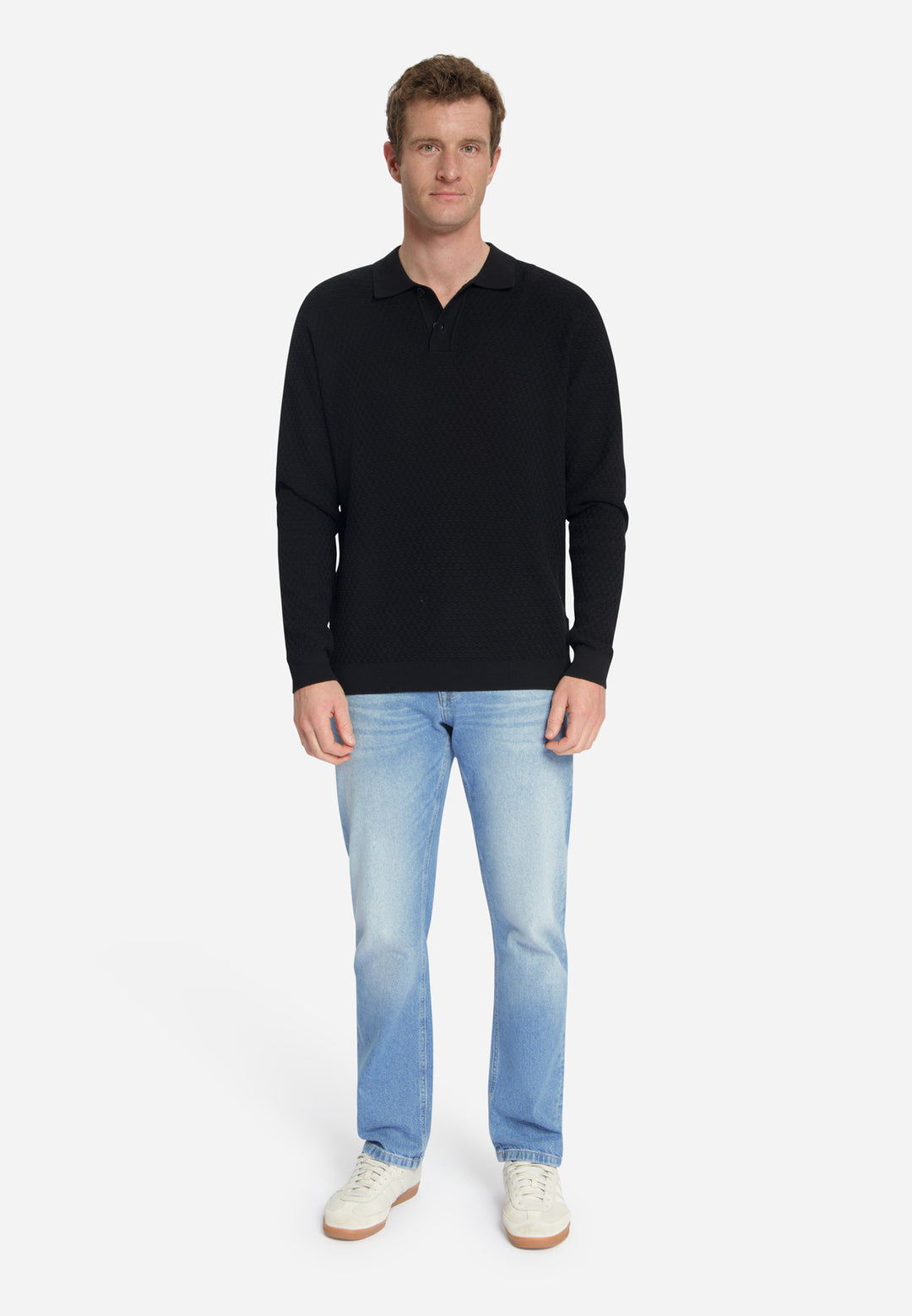 No Excess - Heren Polo - 33230925 - 020 Black