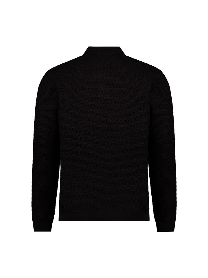 No Excess - Heren Polo - 33230925 - 020 Black