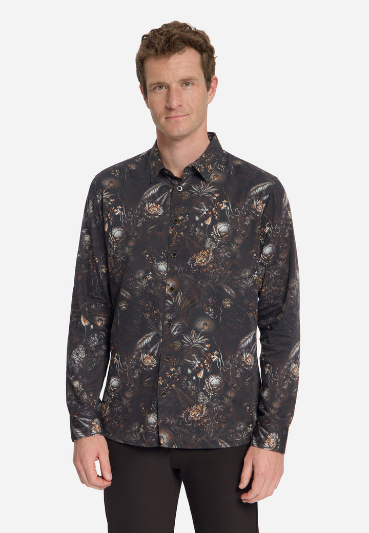 No Excess - Heren Overhemd - 33430947 - 020 Black