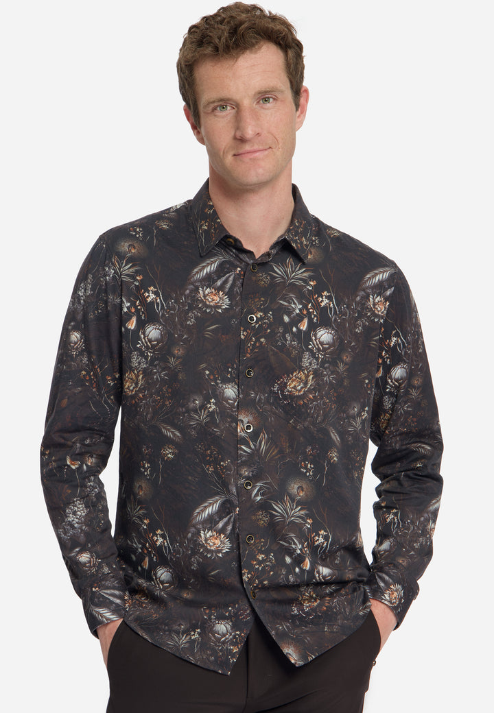 No Excess - Heren Overhemd - 33430947 - 020 Black