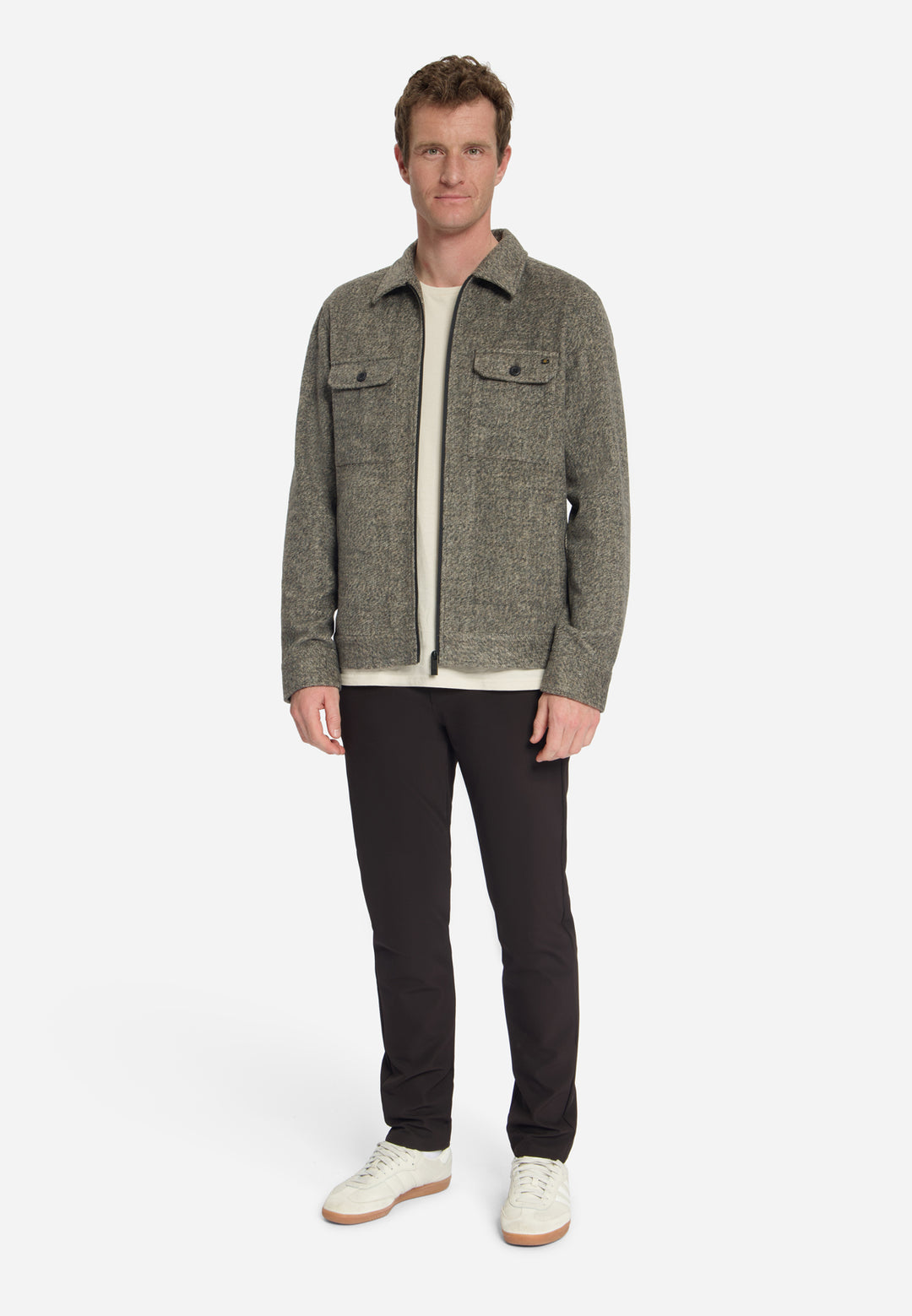 No Excess - Heren Overshirt - 33510924 - 041 Light Brown