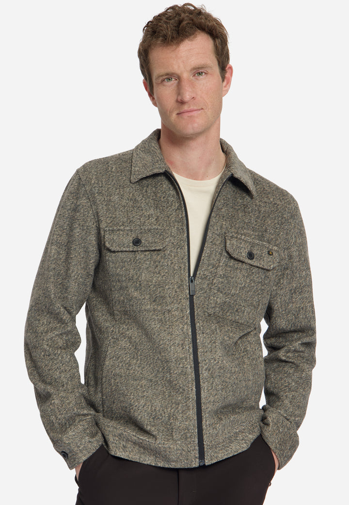 No Excess - Heren Overshirt - 33510924 - 041 Light Brown