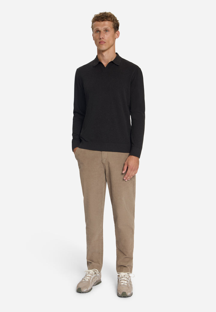 No Excess - Heren Polo - 33210865SN - 042 Dark Brown