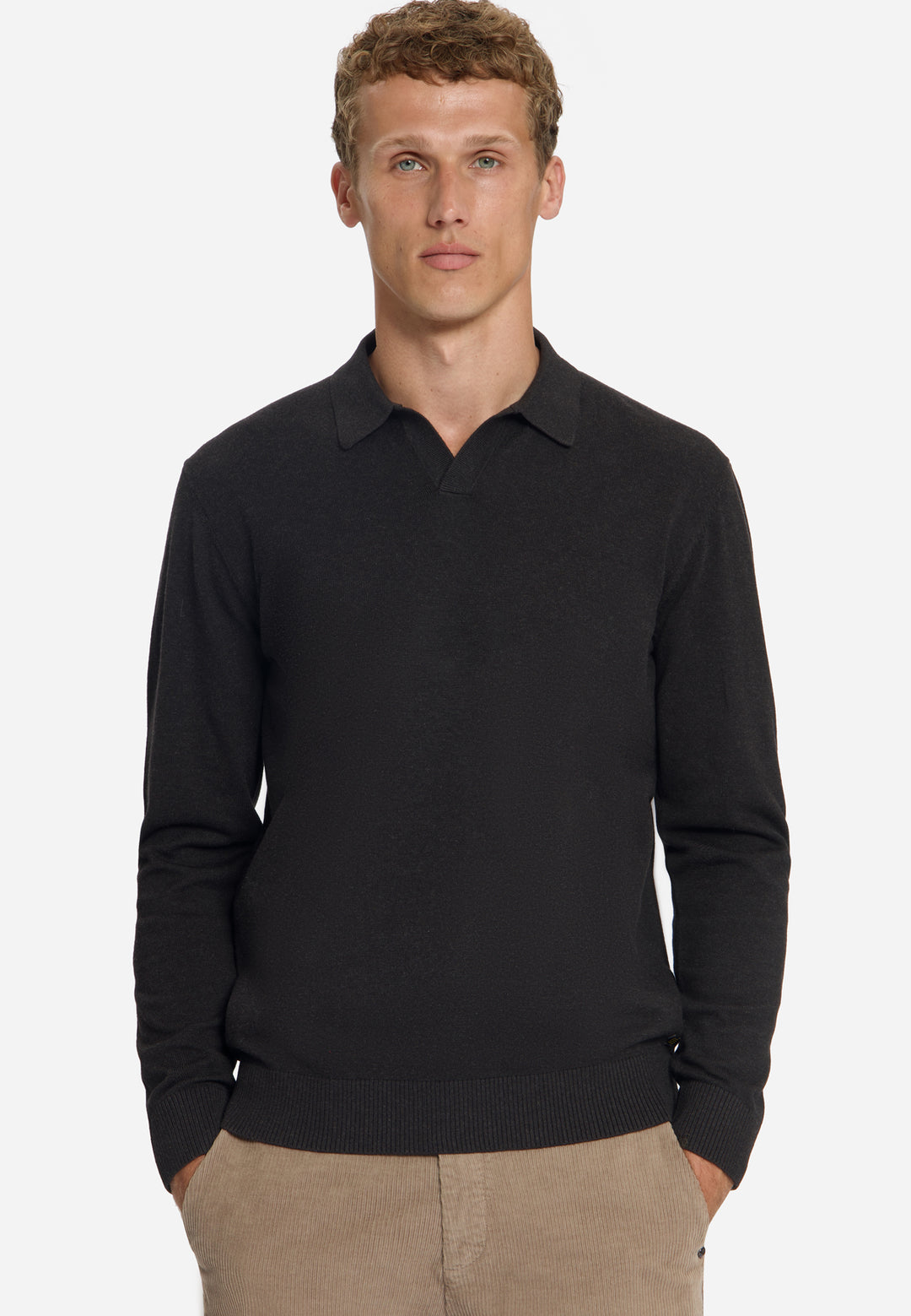 No Excess - Heren Polo - 33210865SN - 042 Dark Brown