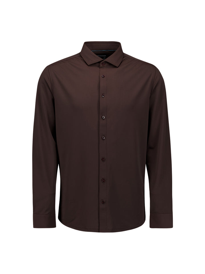 No Excess - Heren Overhemd - 33410885SN - 042 Dark Brown