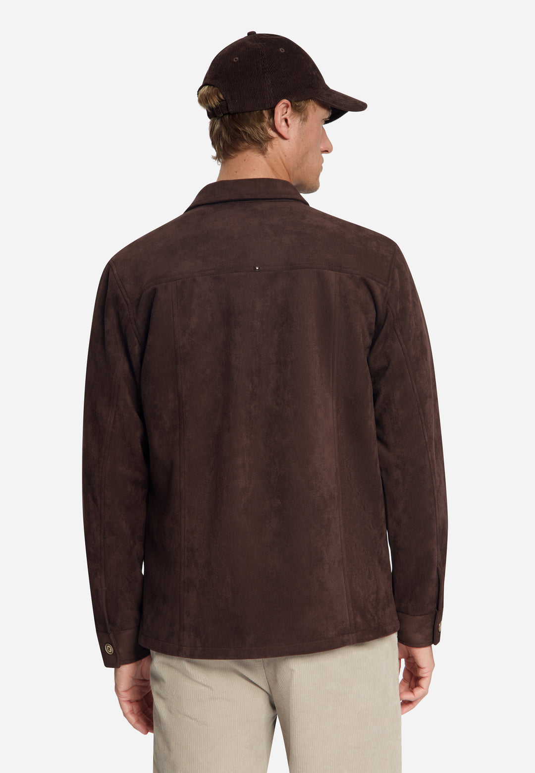 No Excess - Heren Overshirt - 33510903SN - 042 Dark Brown