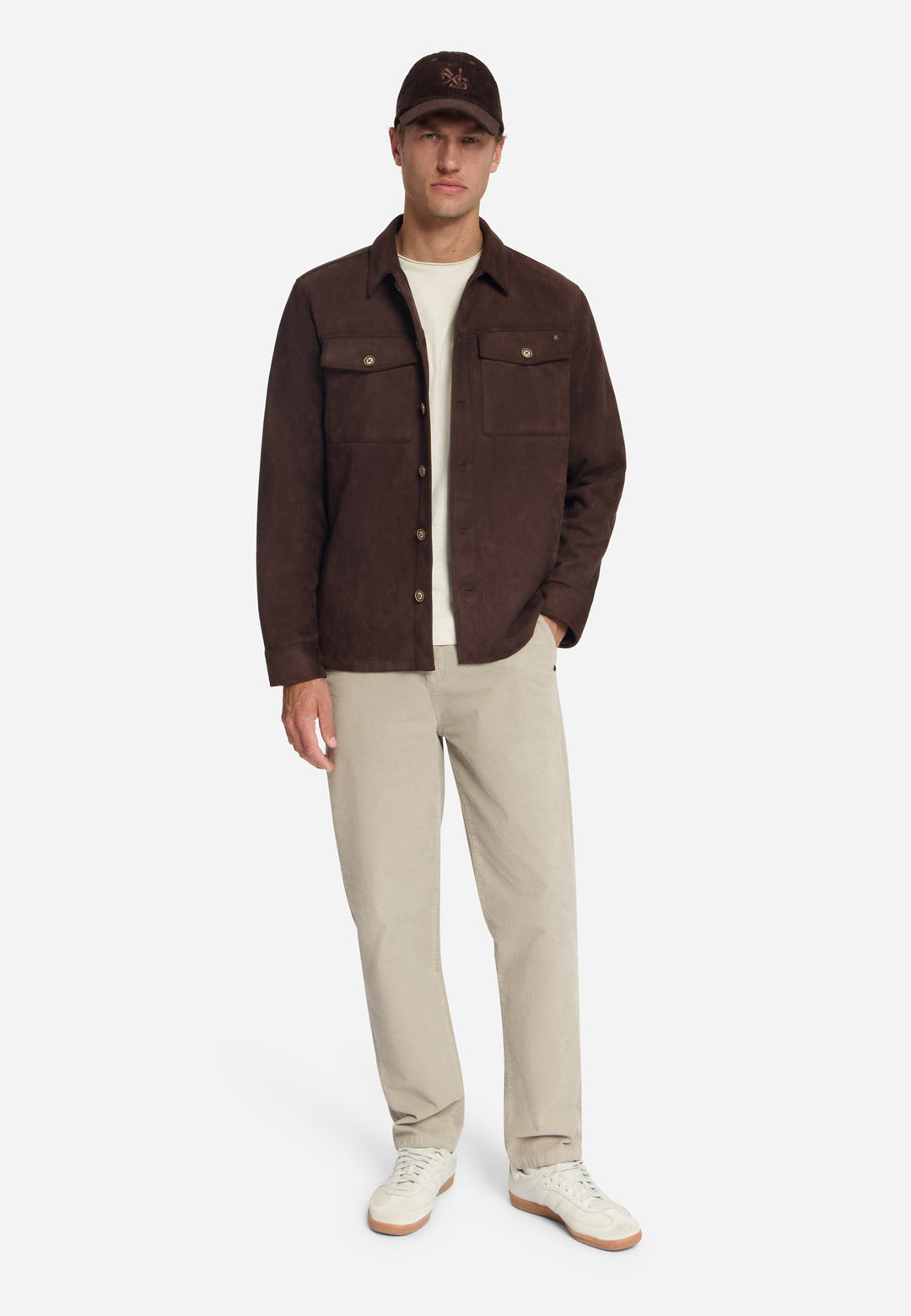 No Excess - Heren Overshirt - 33510903SN - 042 Dark Brown