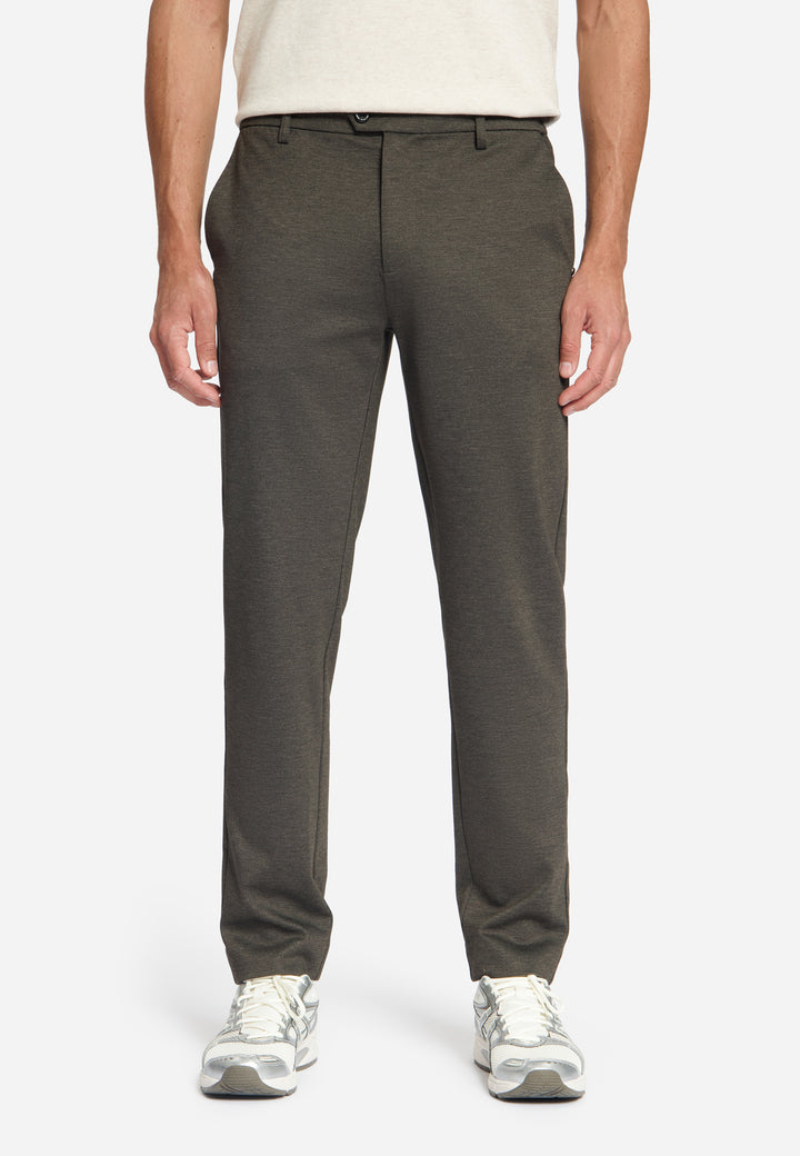 No Excess - Heren Jersey Pant - 337110806SN - 042 Dark Brown