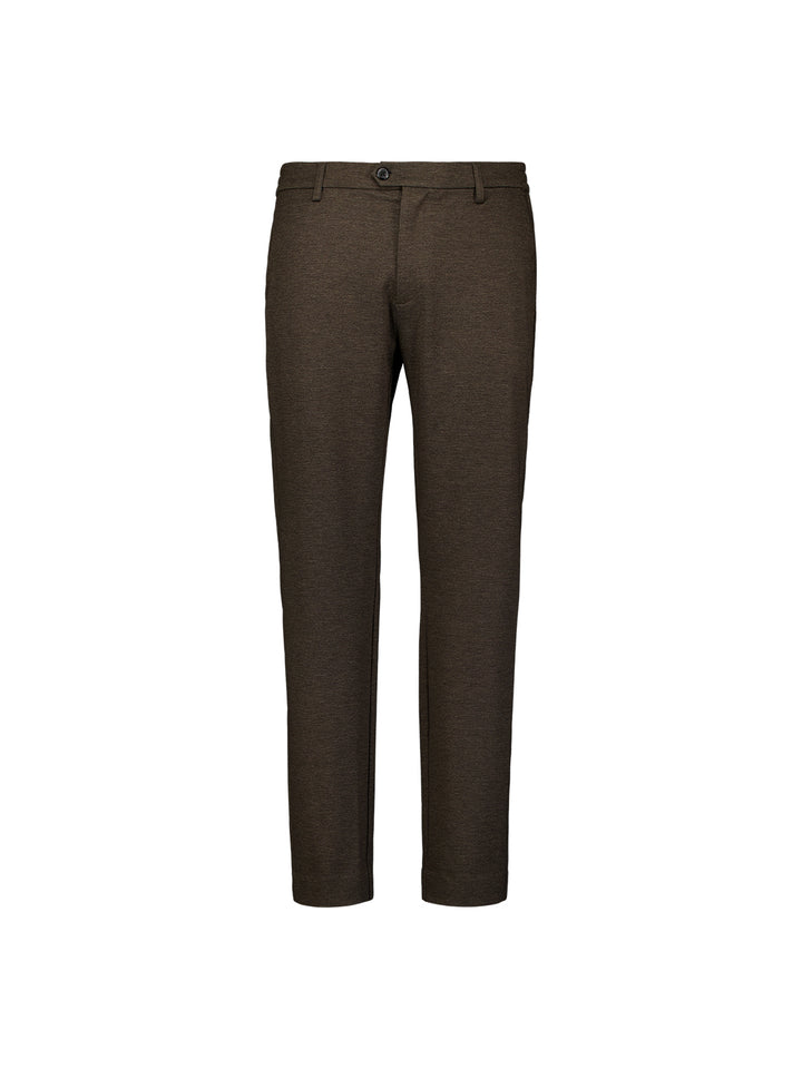 No Excess - Heren Jersey Pant - 337110806SN - 042 Dark Brown
