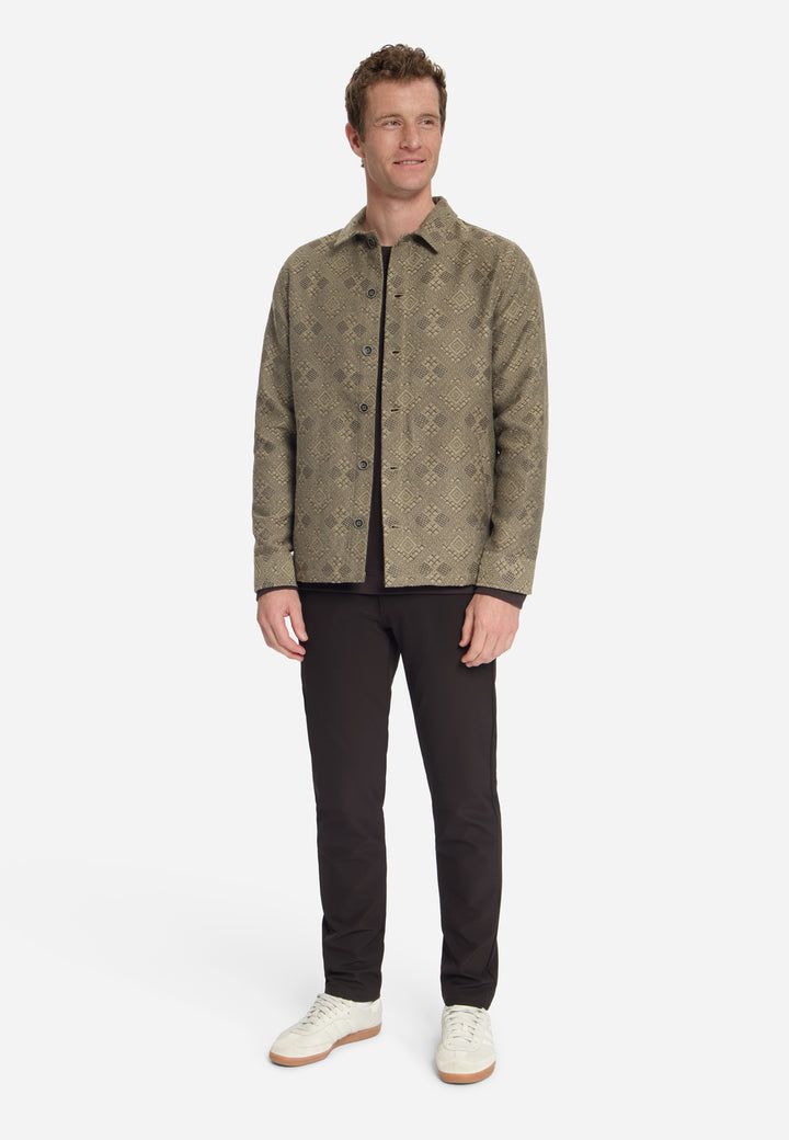 No Excess - Heren Overshirt - 33510930 - 044 Taupe