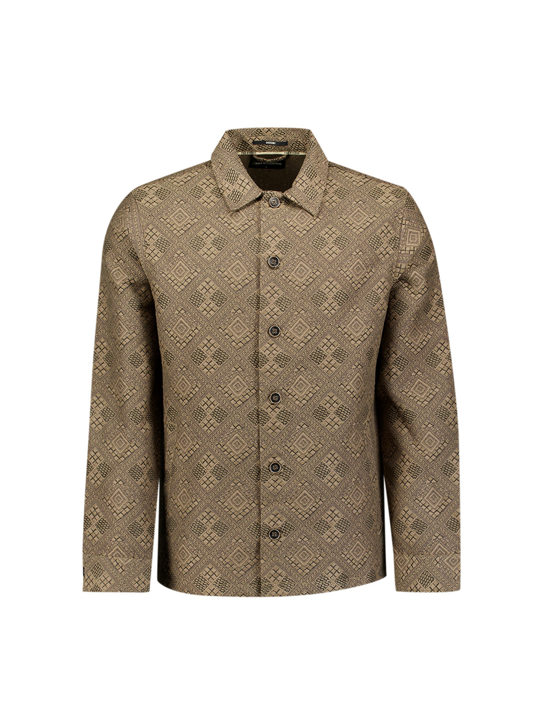 No Excess - Heren Overshirt - 33510930 - 044 Taupe