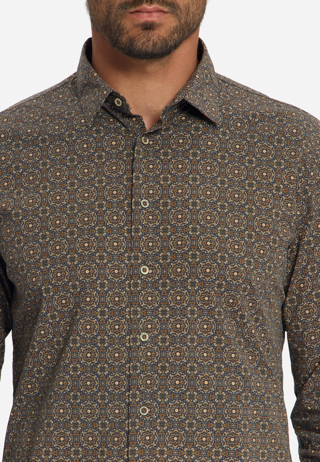 No Excess - Heren Overhemd - 33430866 - 048 Caramel