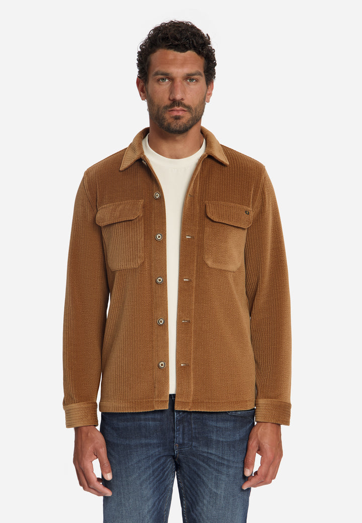 No Excess - Heren Overshirt - 33510826SN - 048 Caramel