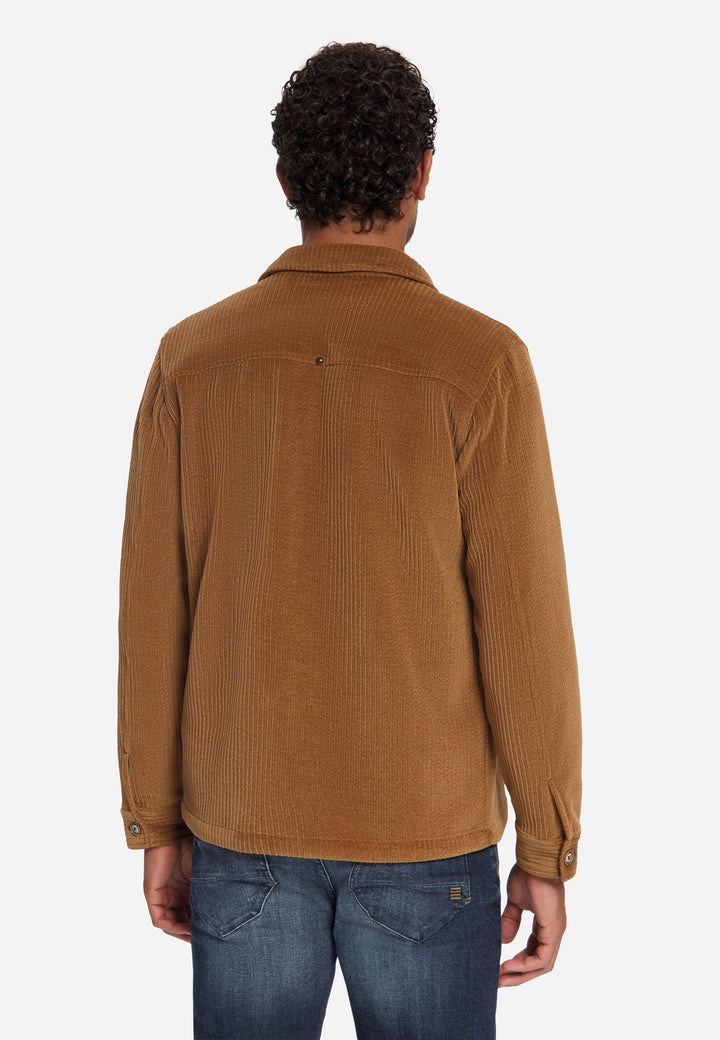 No Excess - Heren Overshirt - 33510826SN - 048 Caramel