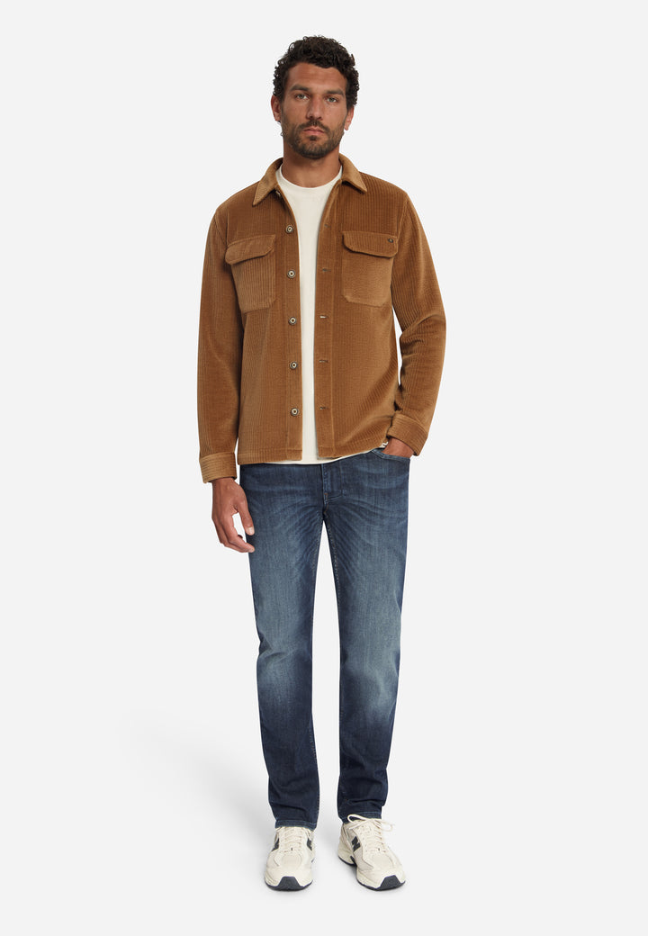No Excess - Heren Overshirt - 33510826SN - 048 Caramel