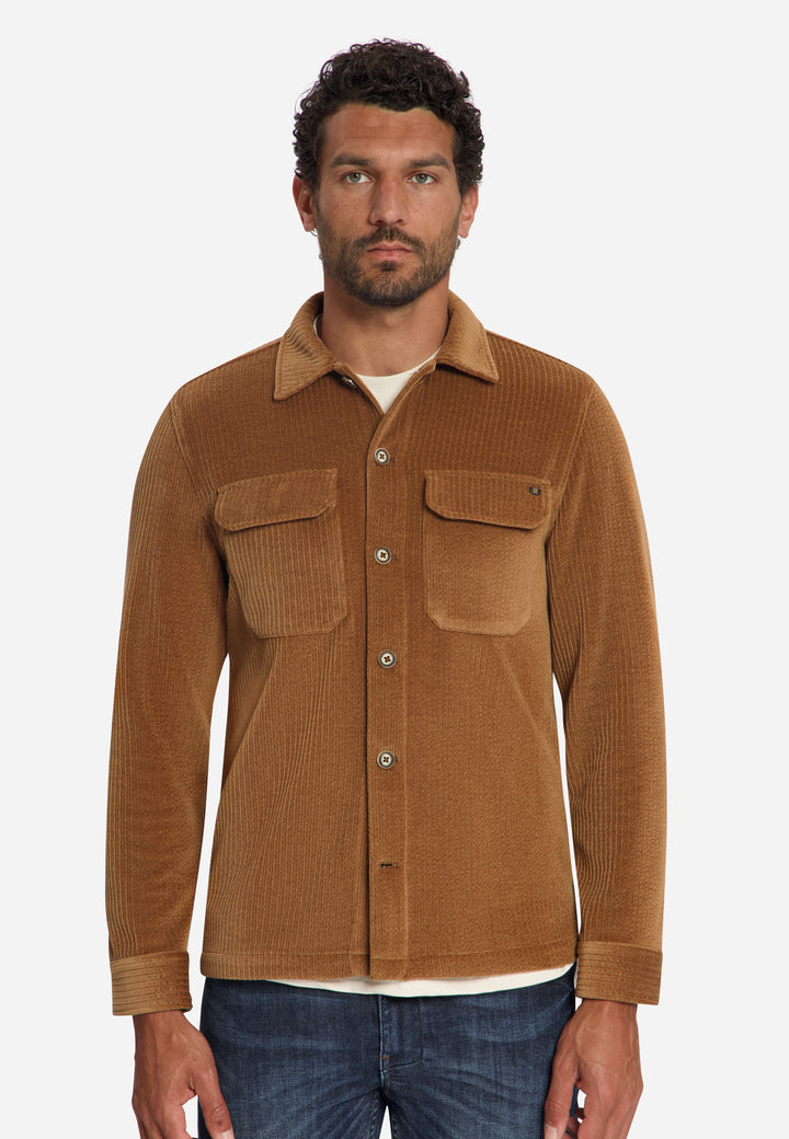 No Excess - Heren Overshirt - 33510826SN - 048 Caramel