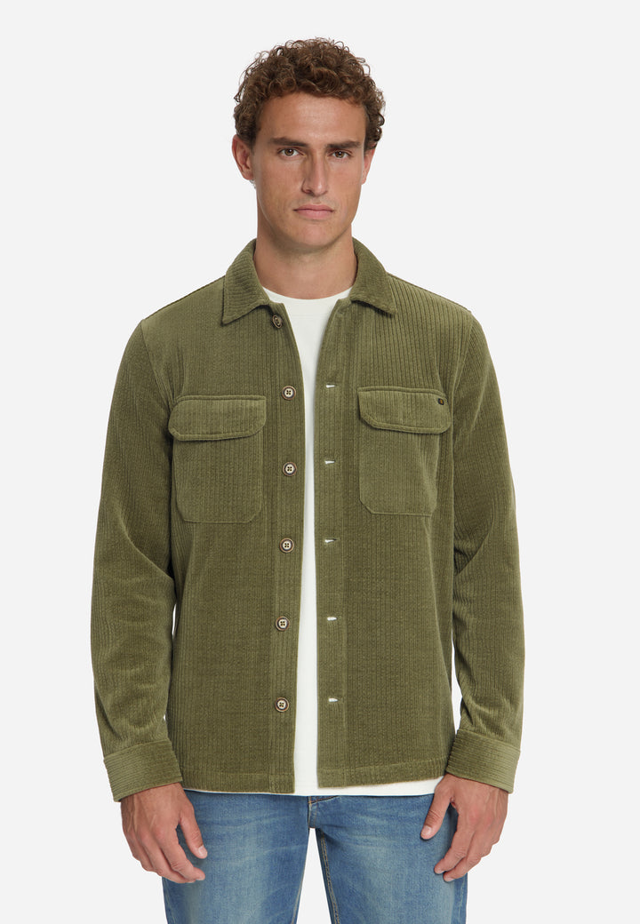 No Excess - Heren Overshirt - 33510826SN - 053 Army
