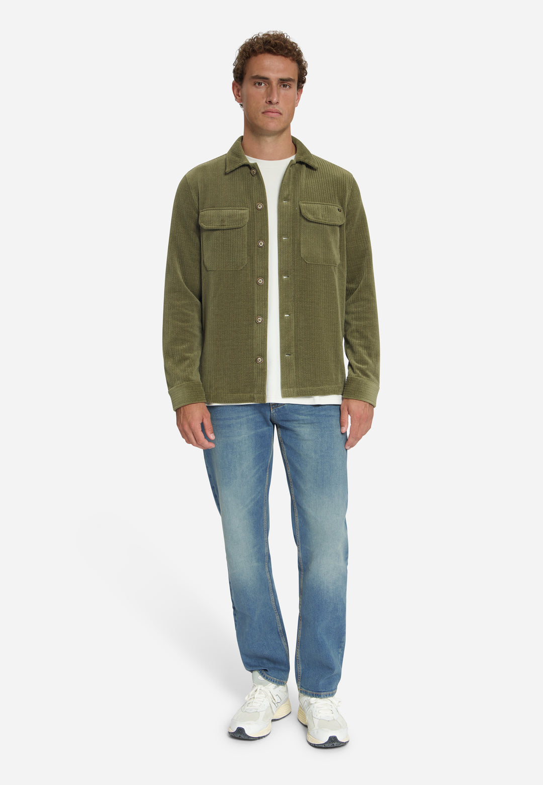 No Excess - Heren Overshirt - 33510826SN - 053 Army