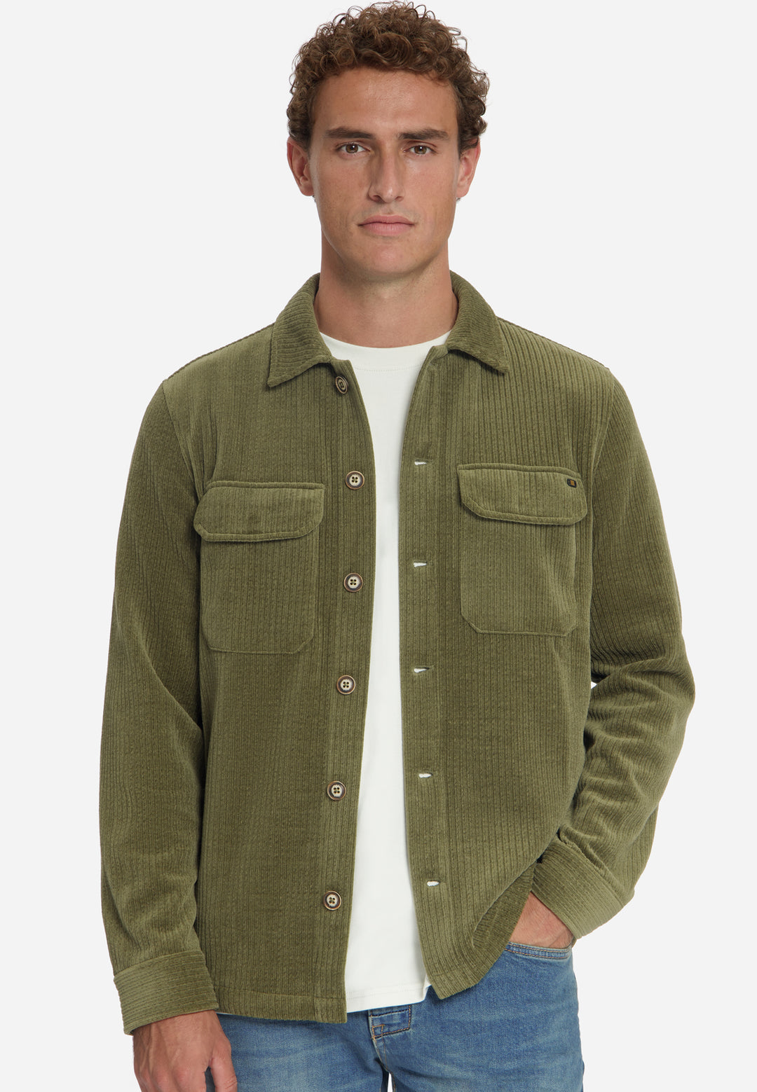 No Excess - Heren Overshirt - 33510826SN - 053 Army