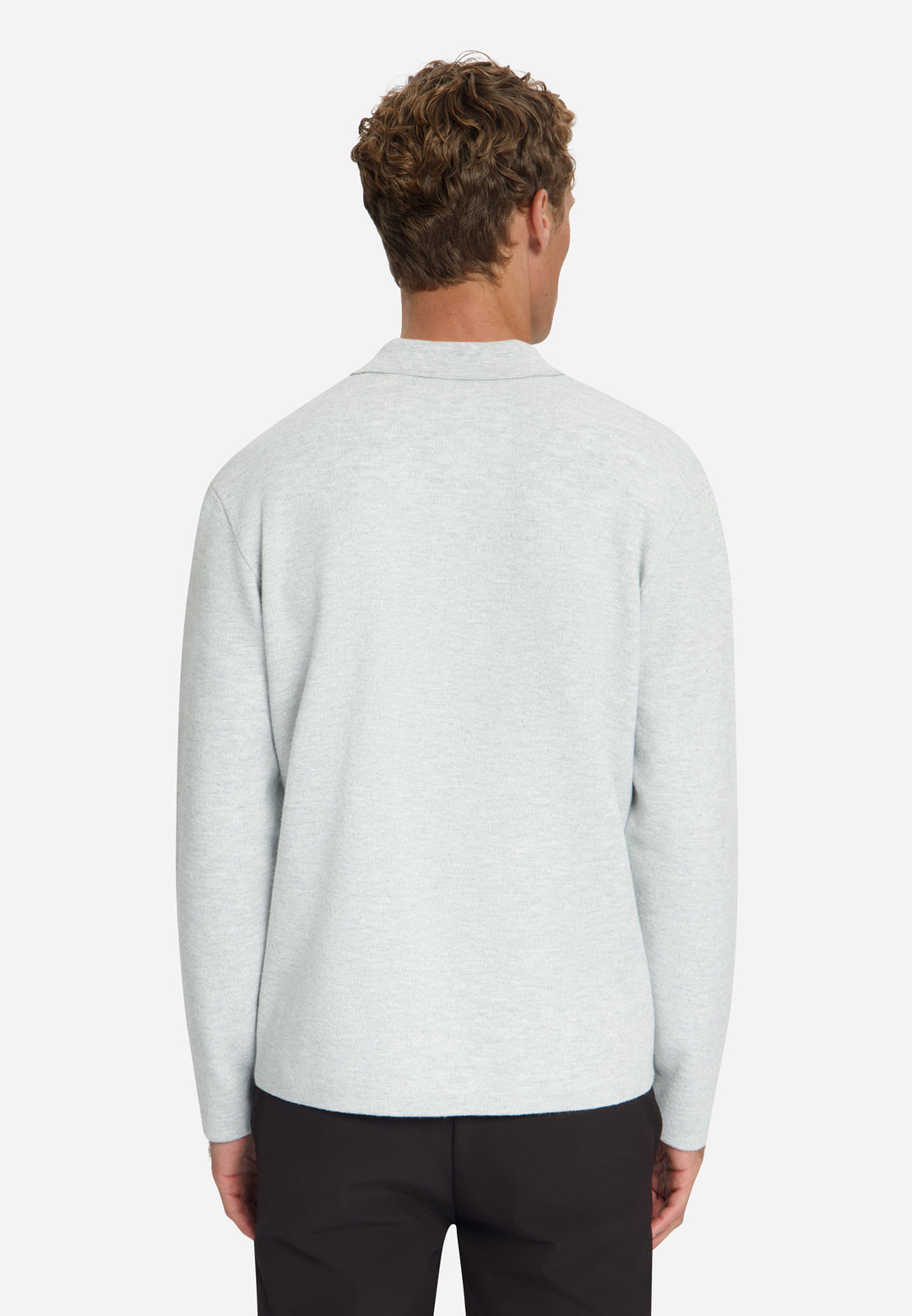 No Excess - Heren Polo - 33210972 - 110 Light Grey Melange