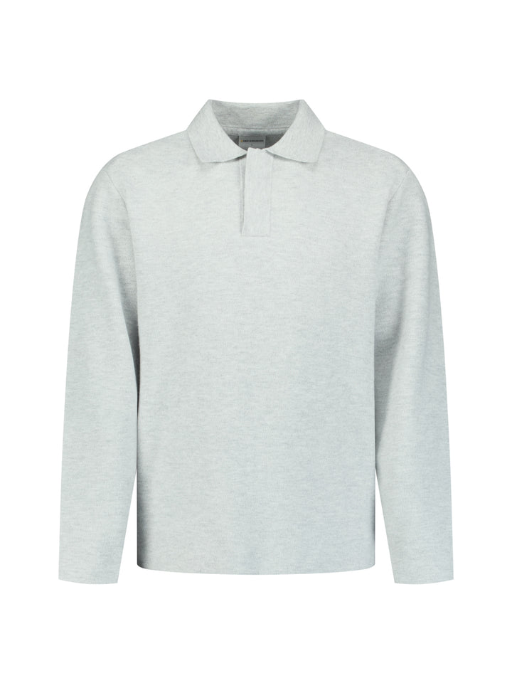 No Excess - Heren Polo - 33210972 - 110 Light Grey Melange