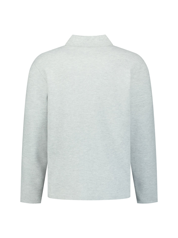 No Excess - Heren Polo - 33210972 - 110 Light Grey Melange