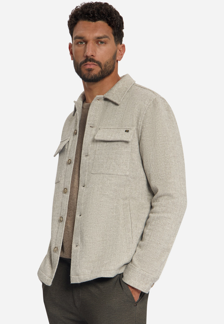 No Excess - Heren Overshirt - 33510921SN - 112 Cement