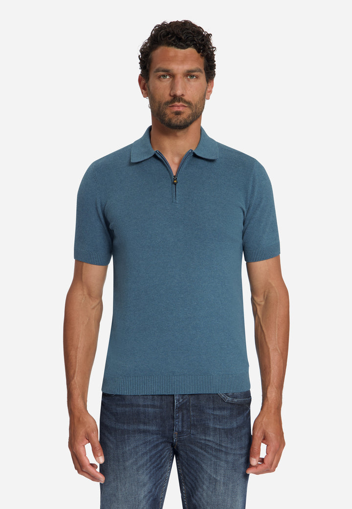 No Excess - Heren Polo - 33220792 - 132 Shadow Blue
