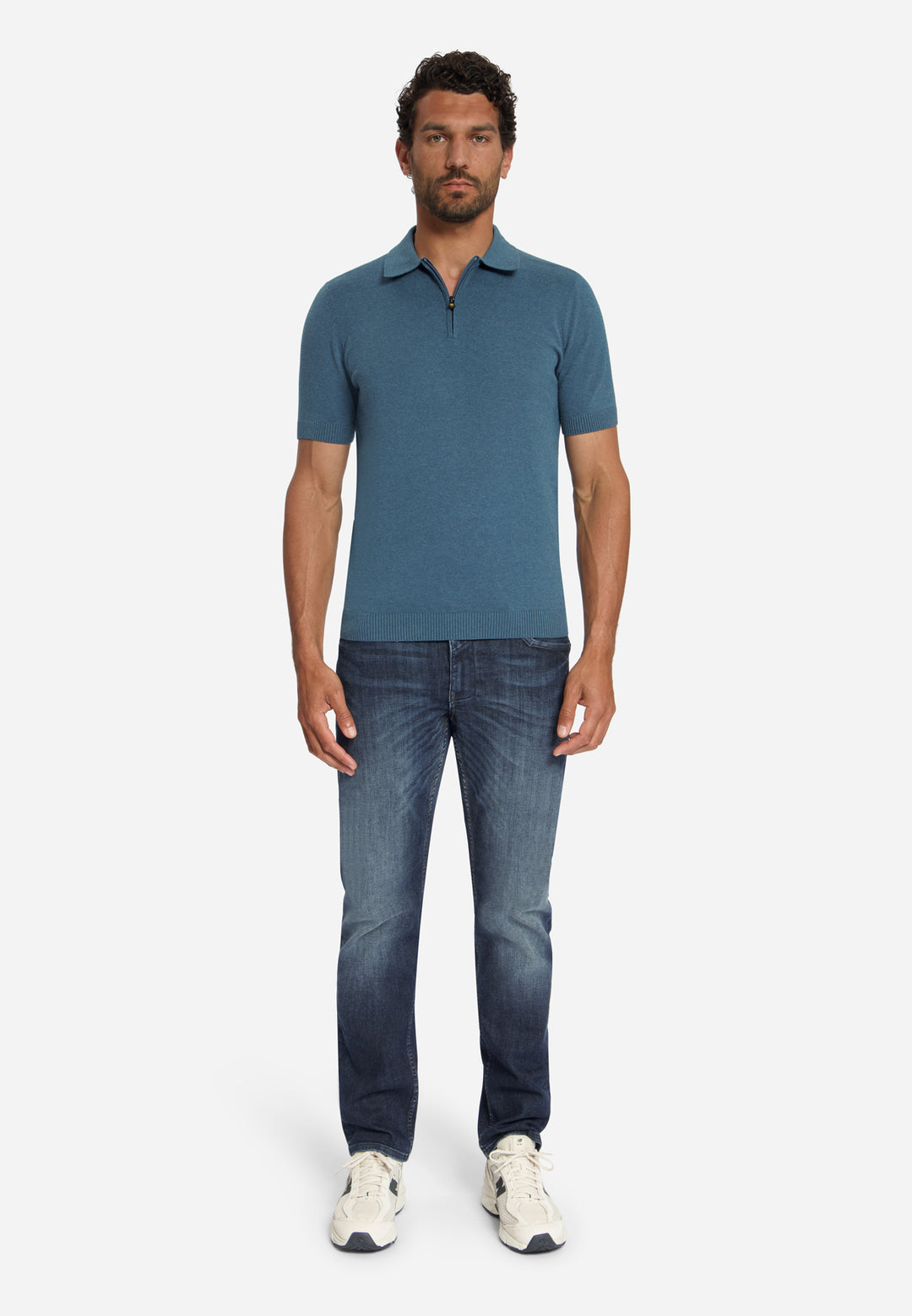 No Excess - Heren Polo - 33220792 - 132 Shadow Blue