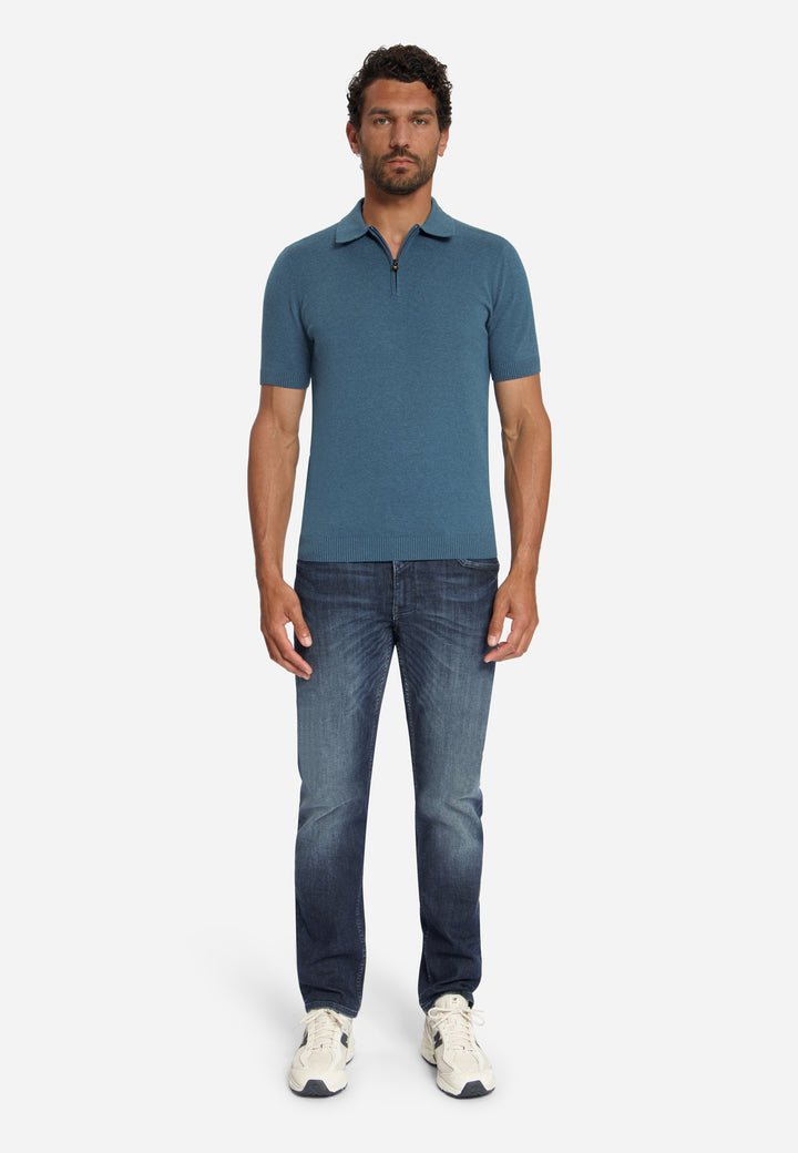 No Excess - Heren Polo - 33220792 - 132 Shadow Blue