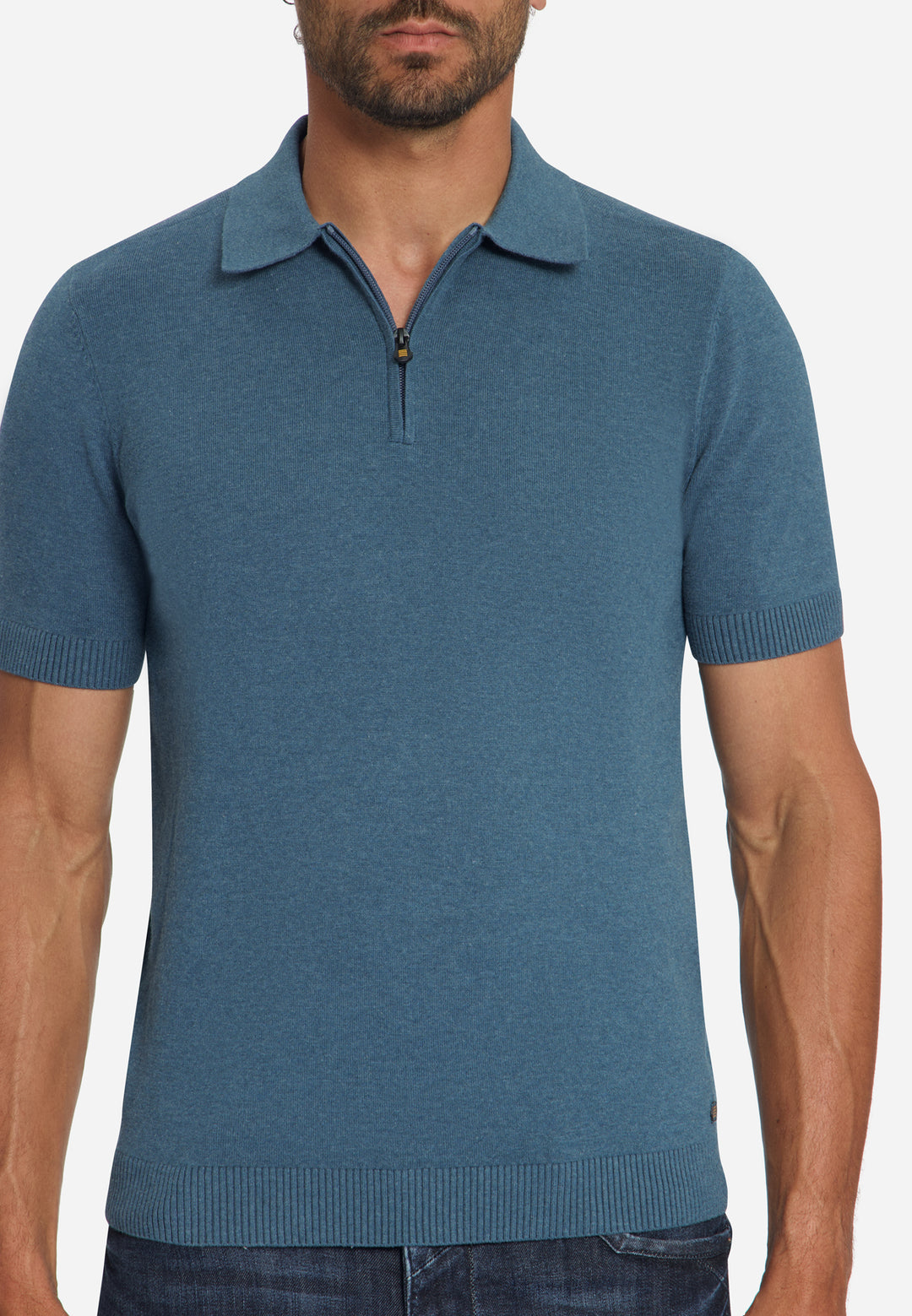 No Excess - Heren Polo - 33220792 - 132 Shadow Blue