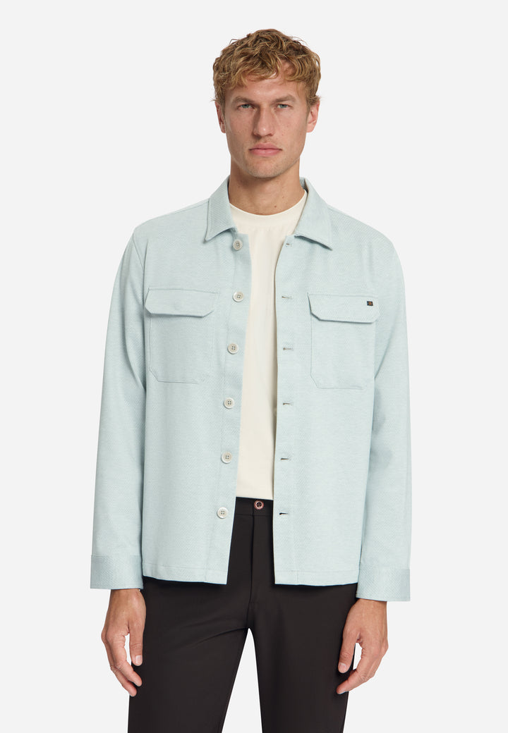 No Excess - Heren Overhemd - 33510805 - 138 Dusty Blue