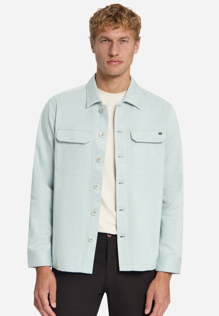 No Excess - Heren Overhemd - 33510805 - 138 Dusty Blue