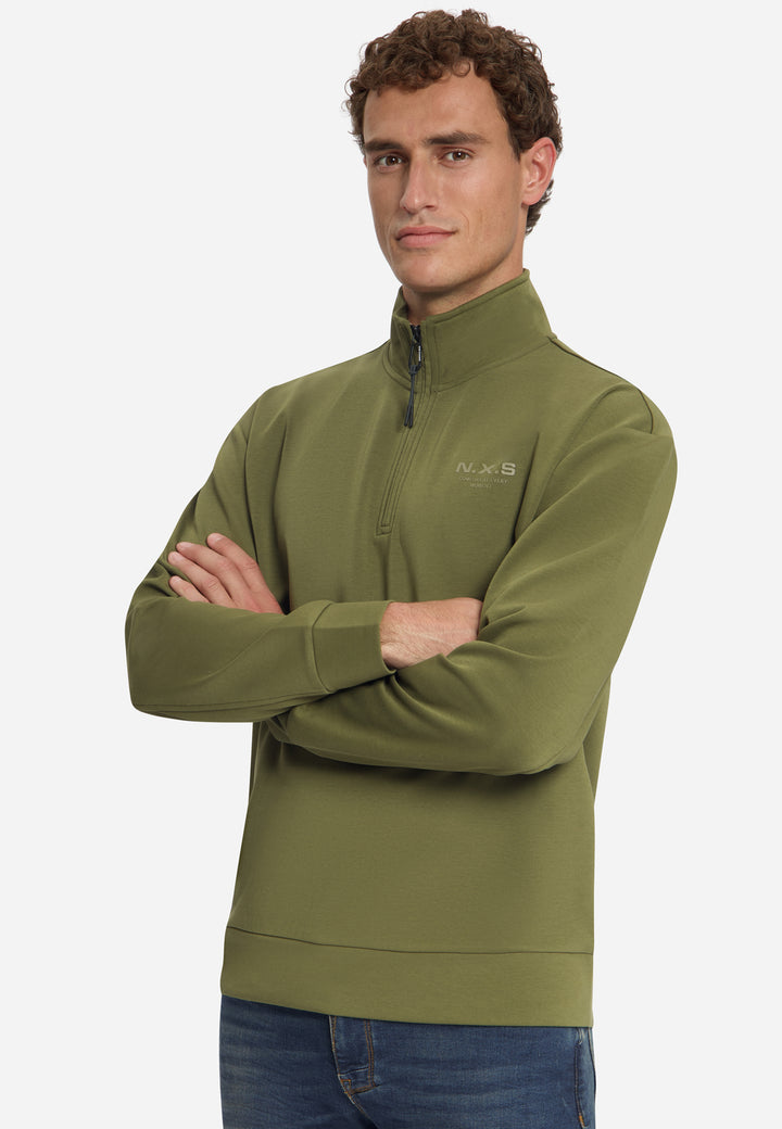 No Excess - Heren Sweater - 33100804 - 152 Moss