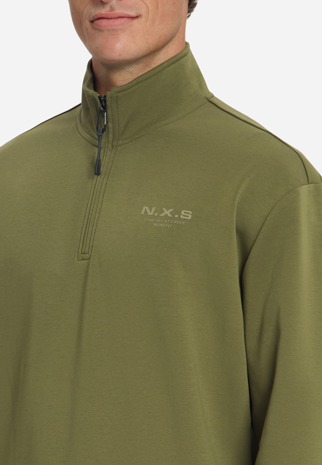 No Excess - Heren Sweater - 33100804 - 152 Moss