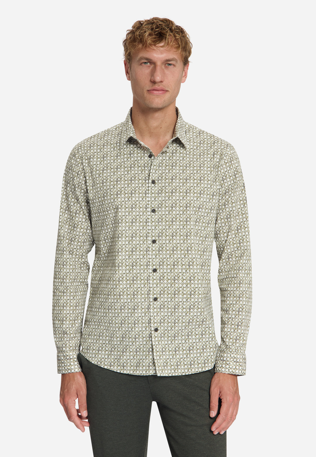 No Excess - Heren Overhemd - 33430869 - 152 Moss