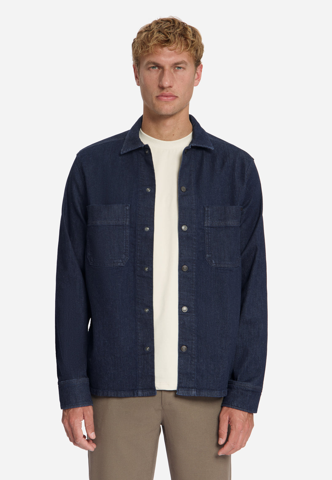 No Excess - Heren Overshirt - 33590845 - 228 Rinse Denim