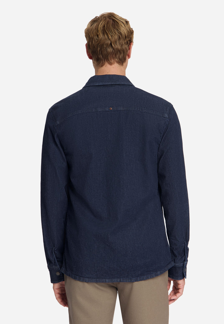 No Excess - Heren Overshirt - 33590845 - 228 Rinse Denim