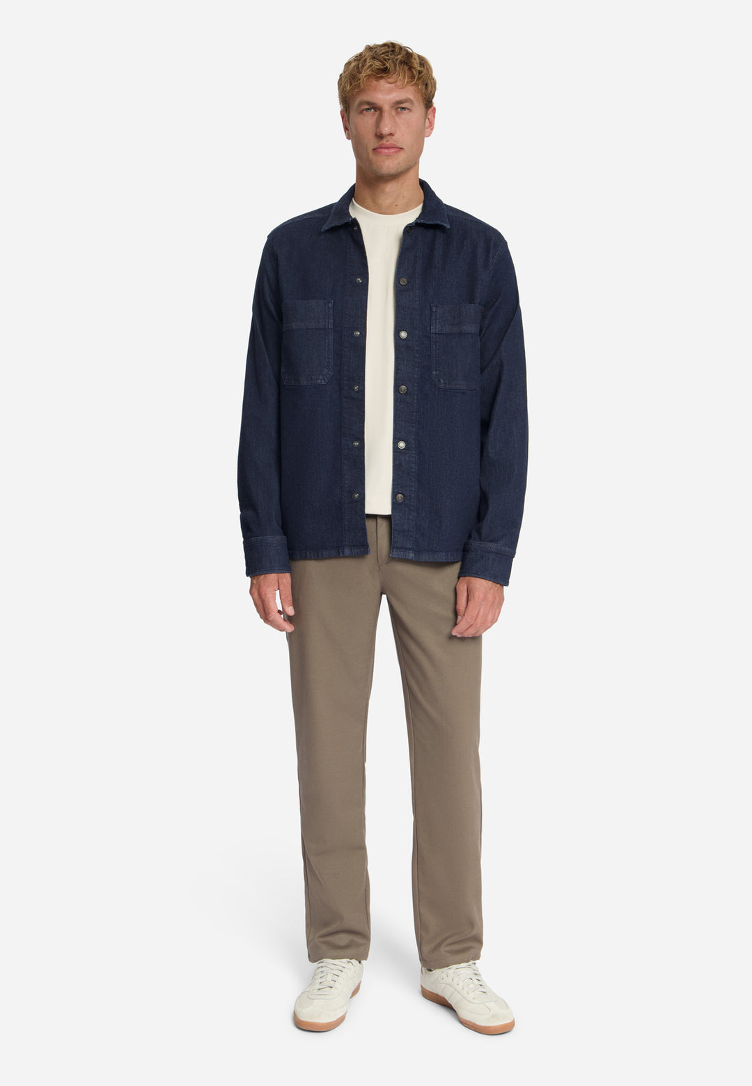 No Excess - Heren Overshirt - 33590845 - 228 Rinse Denim