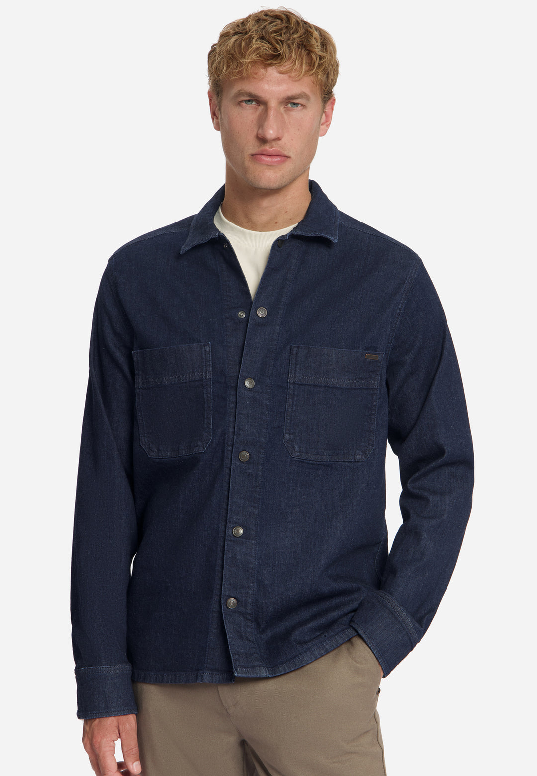 No Excess - Heren Overshirt - 33590845 - 228 Rinse Denim