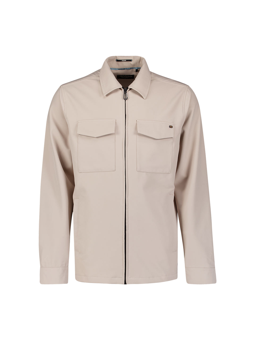 No Excess - Heren Sedoc Overshirt - N5104 - 014 Stone