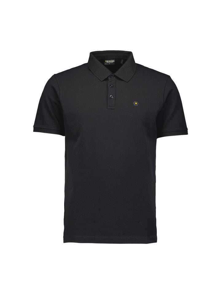 No Excess - Heren Polo - N3801 - 020 Black
