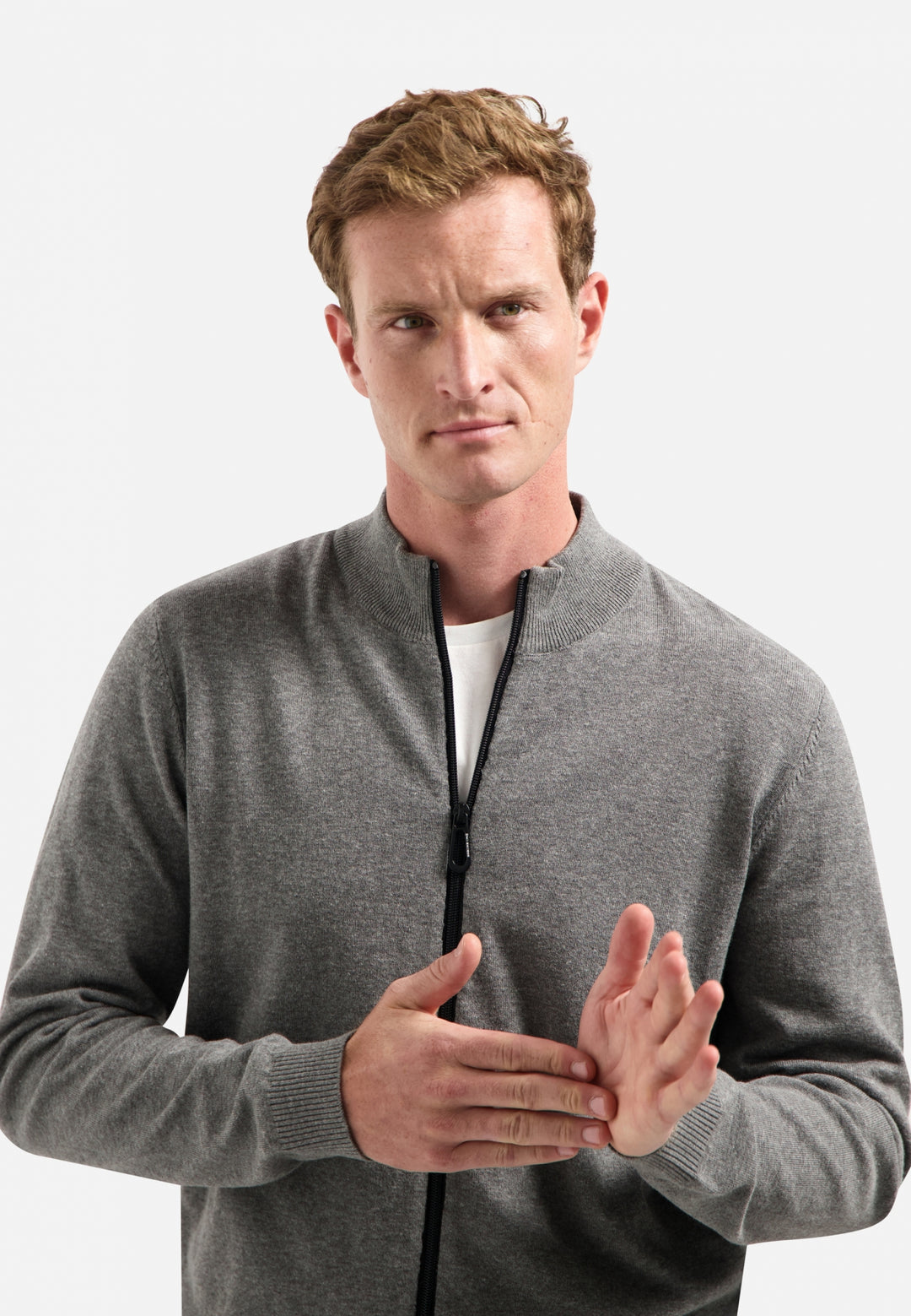 No Excess - Heren Vest - N2154 - 102 Grey Melange