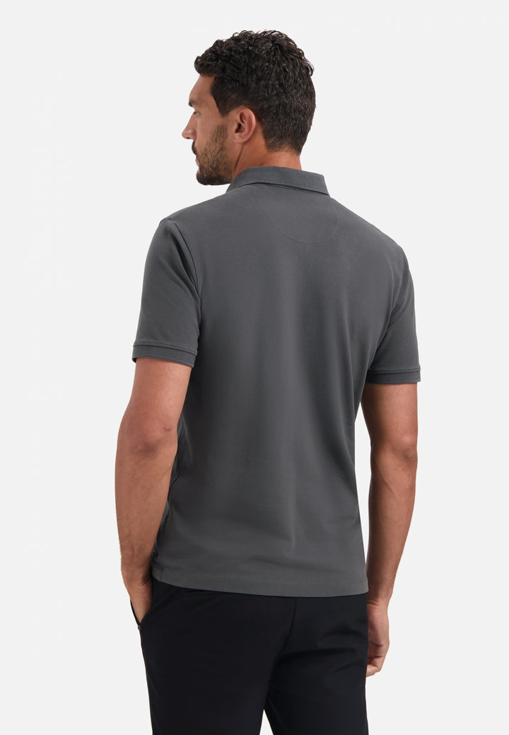 No Excess - Heren Polo - N3801 - 124 Dark Steel