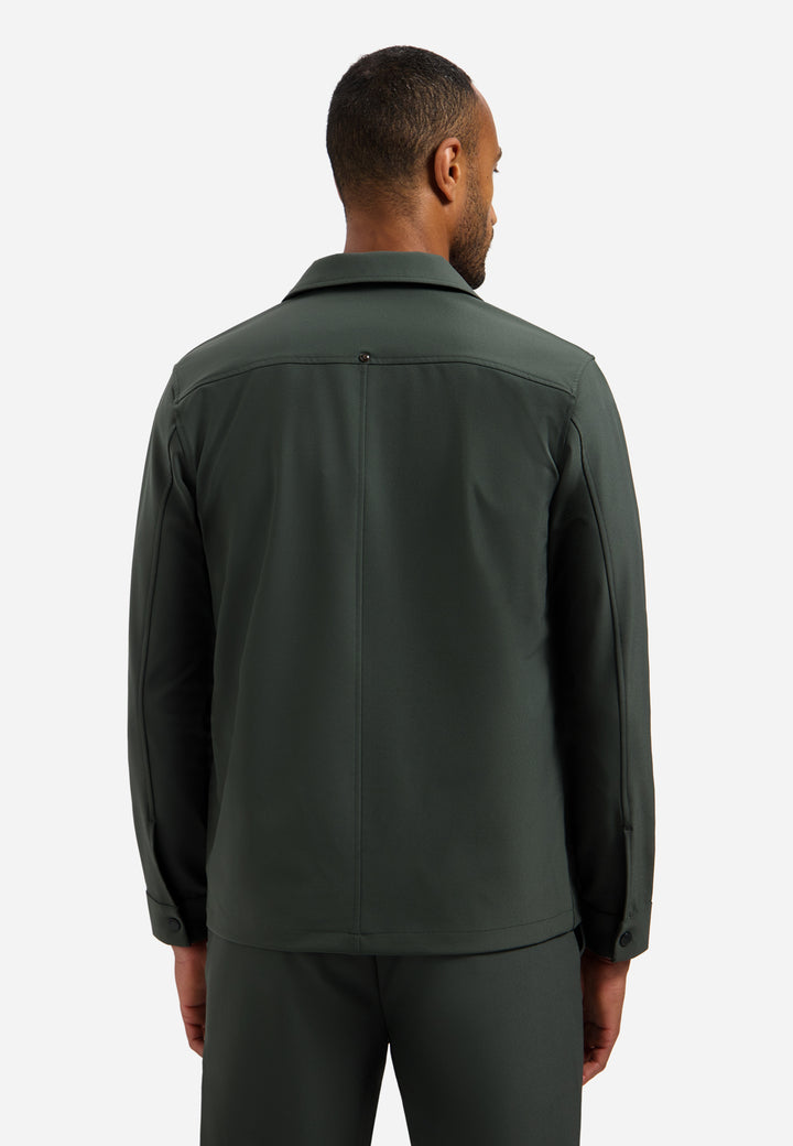 No Excess - Heren Sedoc Overshirt - N5104 - 124 Dark Steel