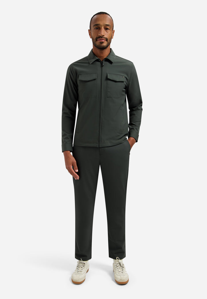 No Excess - Heren Sedoc Overshirt - N5104 - 124 Dark Steel