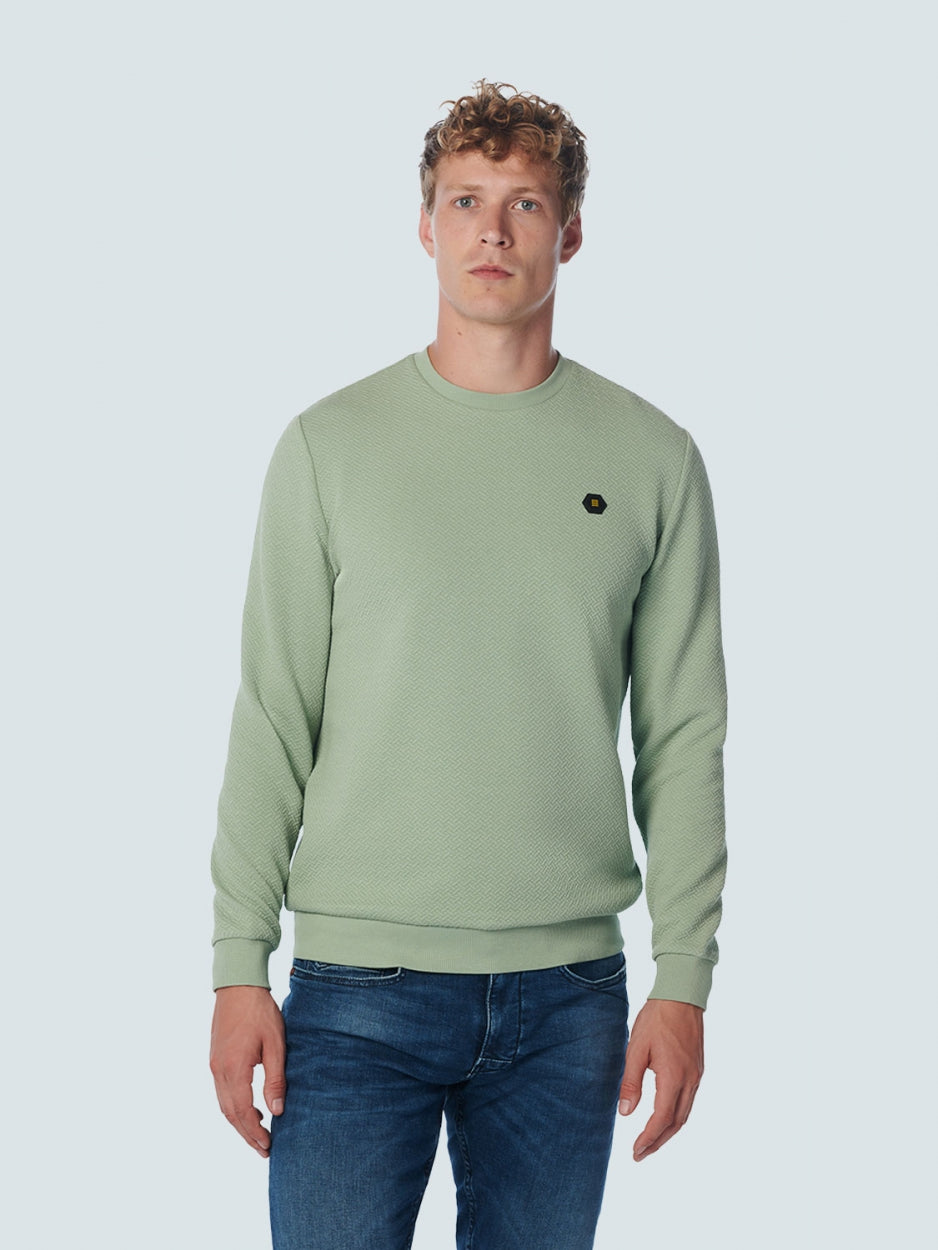 No Excess - Heren Sweater - 22101102 - 125 Light Seagreen