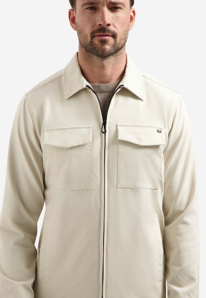No Excess - Heren Overshirt Sedoc - 30511104 - 014 Stone