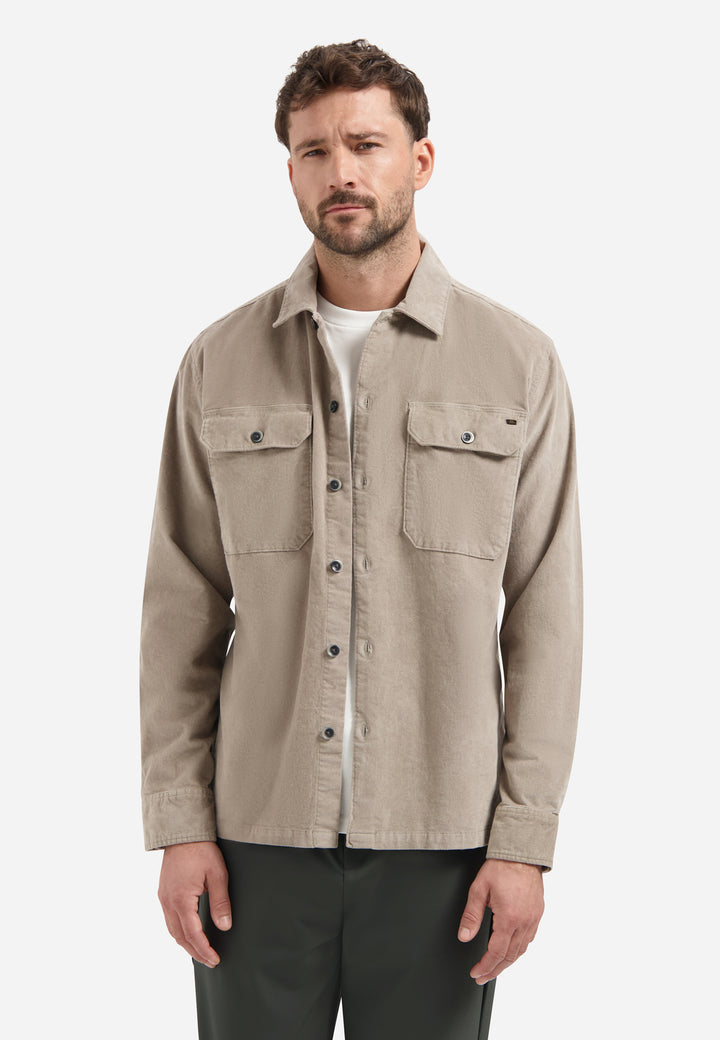No Excess - Heren Overshirt - 30531142 - 018 Clay