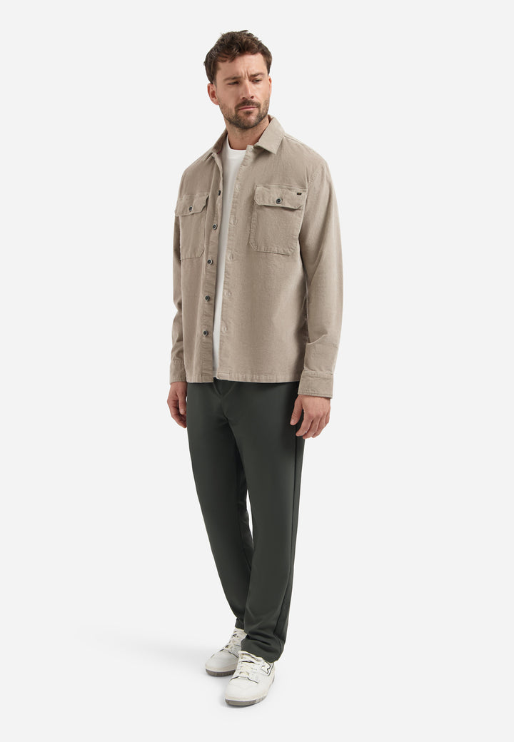 No Excess - Heren Overshirt - 30531142 - 018 Clay
